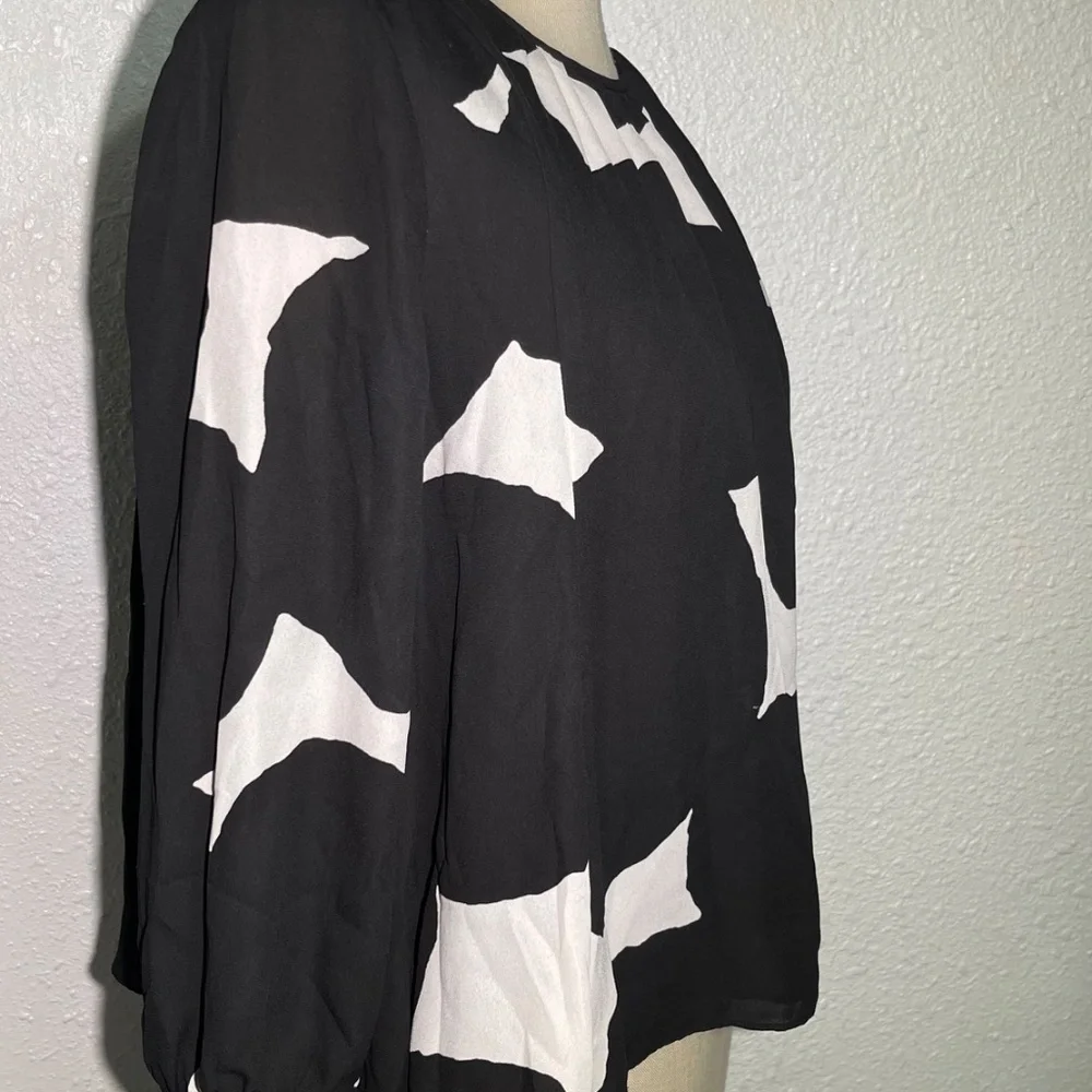 Kate Spade New York Make Magic Blot Dot Swing blouse size medium